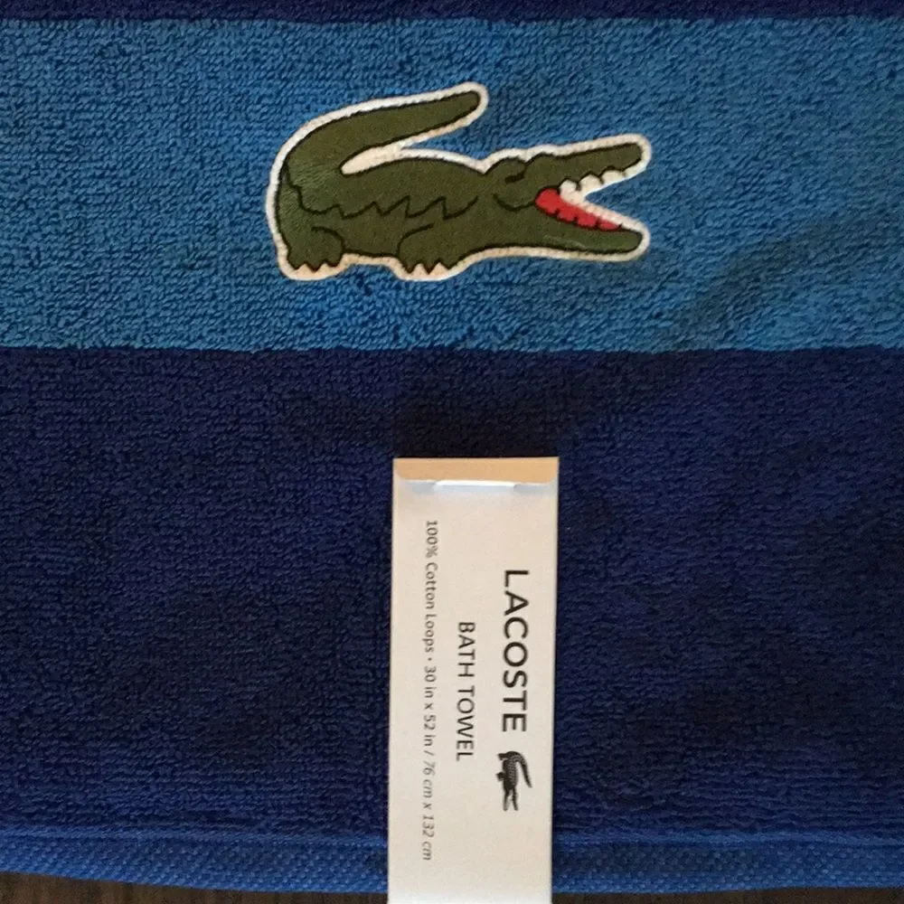 Lacoste this bathroom